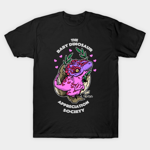 The Baby Dinosaur Appreciation Society T-Shirt by btcillustration